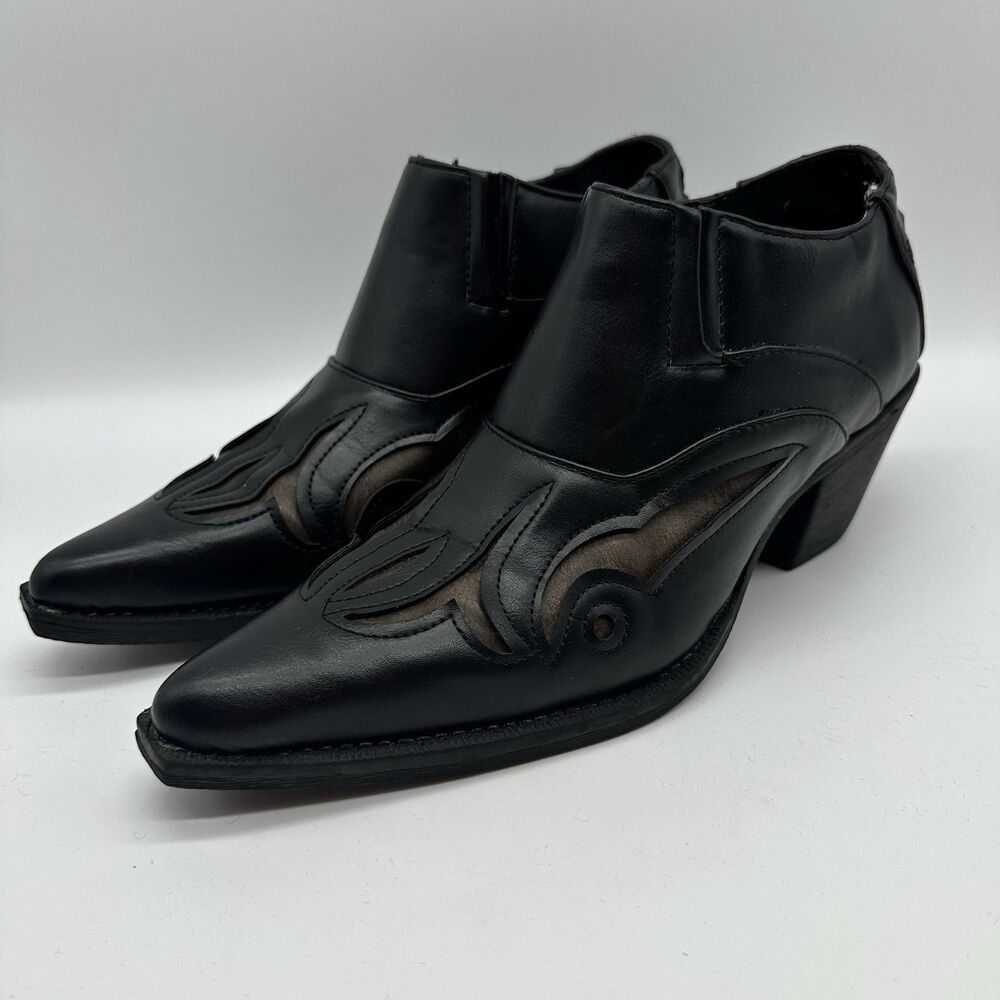 Women's Roper Sarah Shorty Booties - Black - 7.5